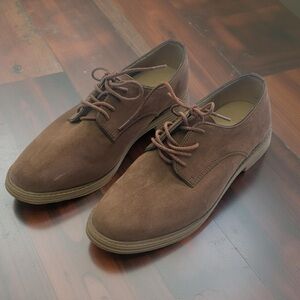 Old Navy Men's Brown Suede Lace-Up Shoes size 8